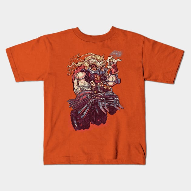 Immortan Fink Kids T-Shirt by poopsmoothie